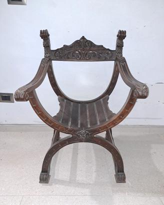 Sedie antiche savonarola