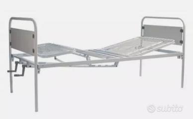 letto pieghevole doppia manovella per invalidi