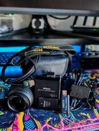 Reflex Nikon D3100 Kit Completo per Streaming