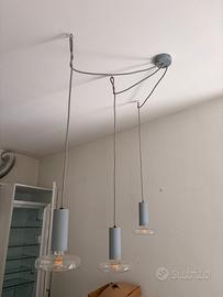 Lampadario a sospensione + 3 Lampadine incluse