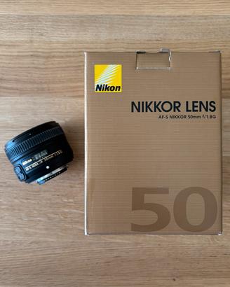 Obiettivo Nikon Nikkor AF-S 50mm F/1.8 G