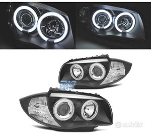 FARI BMW E81 E87 E82 E88 ANGEL EYES CCFL FONDO NER