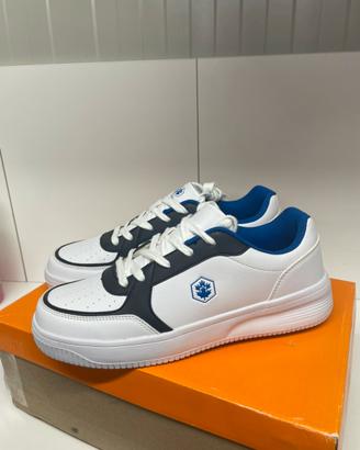 Sneaker biaca e blu n 41 Lumberjack