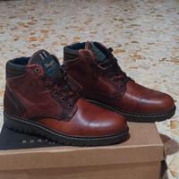 Stivaletti Wrangler in pelle e cuoio 