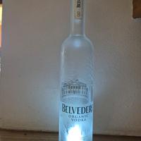 bottiglia belvedere 70cl con luce
