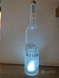 bottiglia belvedere 70cl con luce