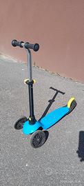 Monopattino bambino azzurro