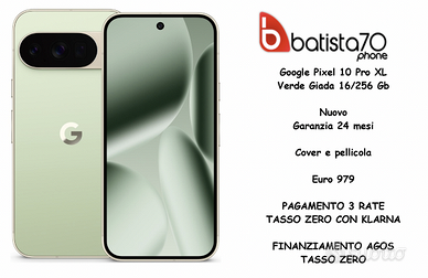 Google Pixel 10 Pro XL Verde Giada 16/256 Gb