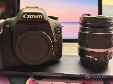Reflex - Canon EOS 7D - Nero + Obiettivo Canon EF-