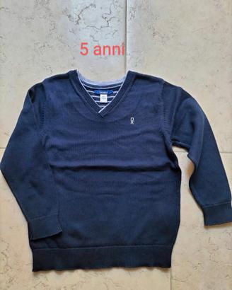 Maglioncino bimbo taglia 5 anni, come NUOVO