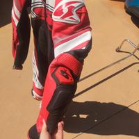 tuta moto 52 spyke intera in pelle