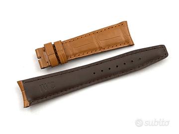 IWC Cinturino Alligatore Marrone Gold 20/16 mm
