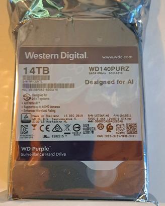 Western Digital WD140PURZ WD Purple Hard Disk 14TB