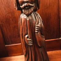 RIBASSATO : SCULTURA LEGNO SCOLPITA con CAVITÀ