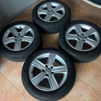 4 cerchi volkswagen e gomme nuove 205 55 r 16