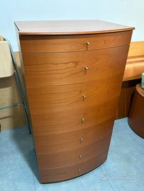 Settimino / cassettiera in legno di ciliegio