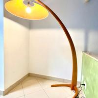 Lampada da terra ad arco, anni '50.