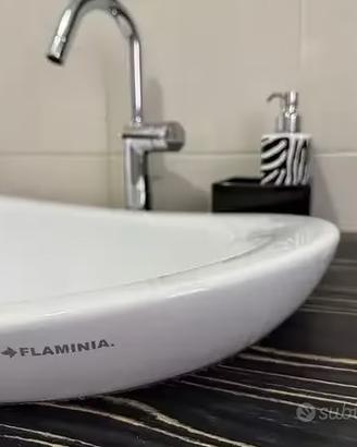 Mobile bagno più lavabo e specchio completo