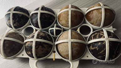 Set bocce da pétanque legno anni 60