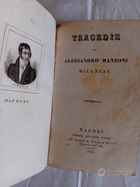 Tragedie di Alessandro Manzoni Milanese 1832