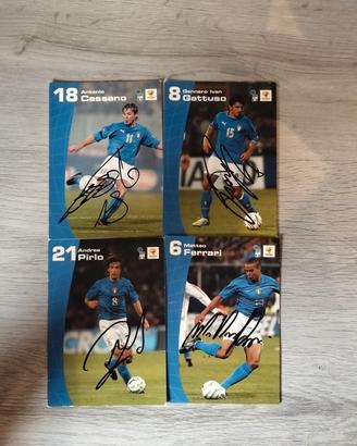 foto autografate Pirlo/Gattuso/cassano/ferrari