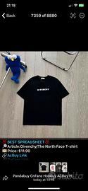 T-shirt Nera Givenchy