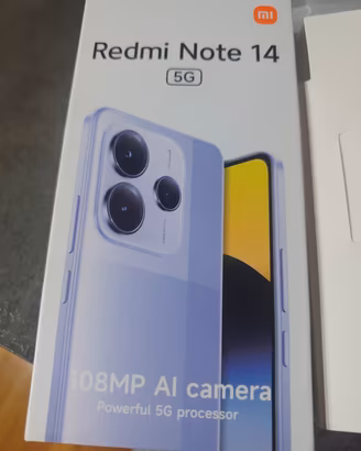 Xiaomi Redmi Note 14  5G 8Gb+256Gb scatola complet