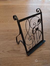 leggio musicale in ferro battuto 