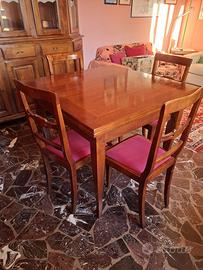 Tavolo allungabile + 6 sedie