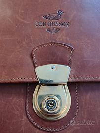 Cartella Ted Benson pelle marrone