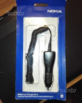 Caricabatteria auto Nokia ORIGINALE DC-4 12mm