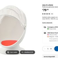 Poltrona per bambini IKEA PS LÖMSK