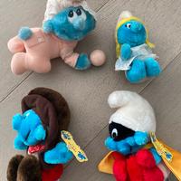 Lotto puffi peluche vintage