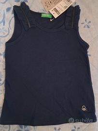 canottiera bimba marca Benetton NUOVA tg 2 anni