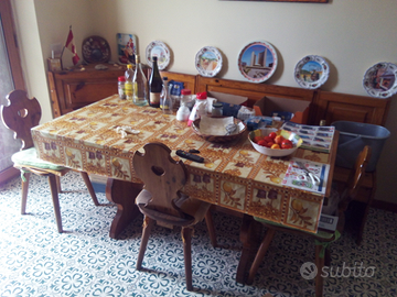 Tinello in Legno di Pino Russo