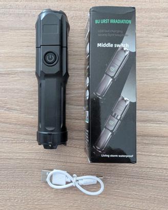 Torcia LED USB potente