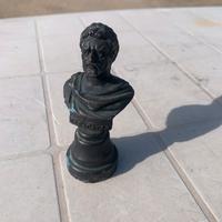 Statuetta imperatore di bronzo da collezione