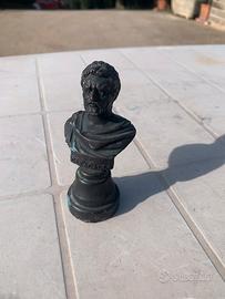 Statuetta imperatore di bronzo da collezione