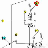 -Leva freno ant Aprilia RS250 AP8113716