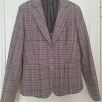 Tweed Lardini quadretti multicolore pura lana 