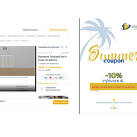 Radiatore Tubolare Tesi 4 Irsap col. Bianco