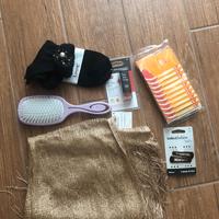 Set capelli sciarpa lame