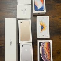 Scatole vuote apple iphone e airpods