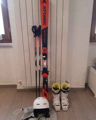 Materiale sci come nuovo - ragazzo/a 13/14 anni