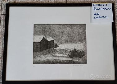 INCISIONE COSTETTI BONFIGLIO P.D.A. 1951 40X50