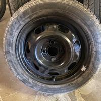 Cerchi in ferro con gomme usate 185/55/R14