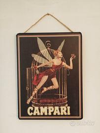 CAMPARI STAMPA SU LEGNO