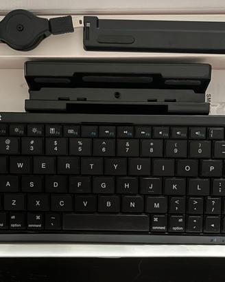 Tastiera Bluetooth Hamlet con supporto