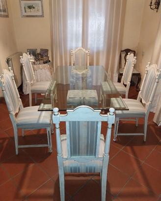 Tavolo in vetro