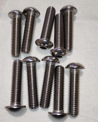 lotto viti inox A2 - 304  M10x40 iso/din 7380